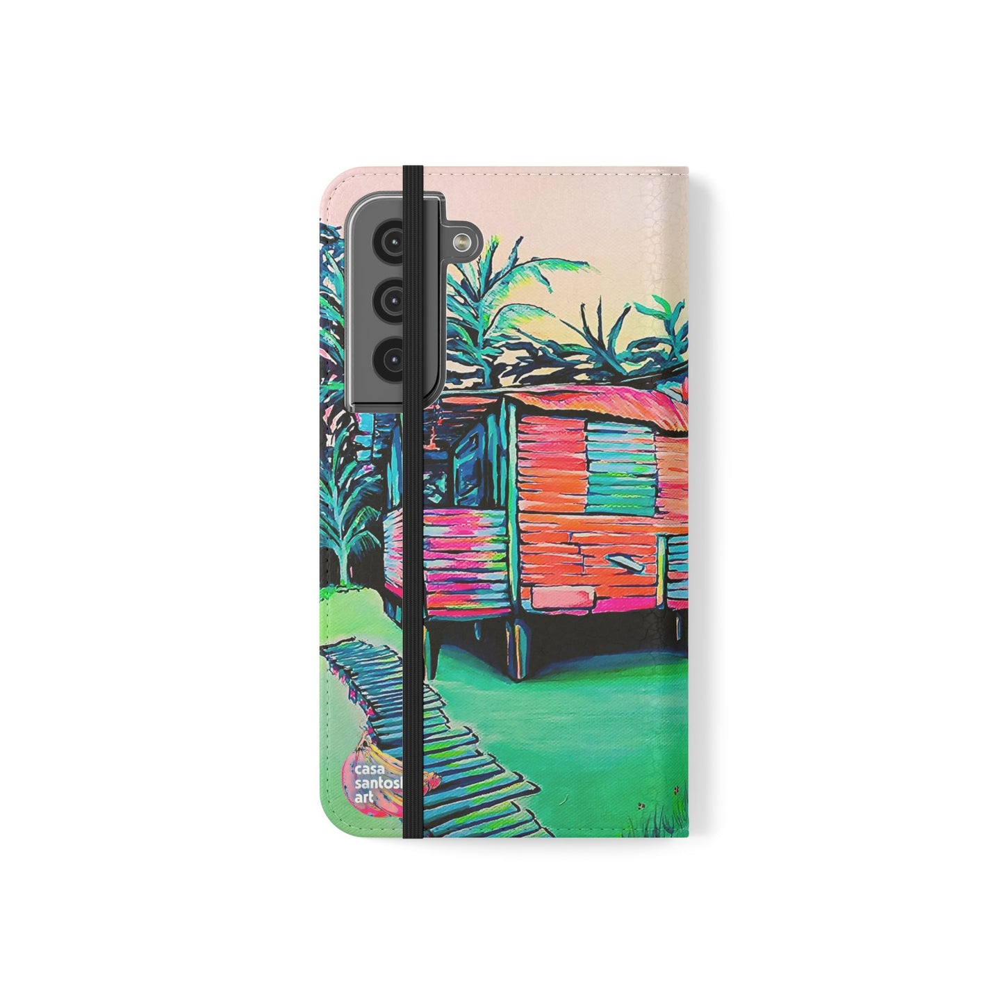 Luis Russell House Bocas Flip Phone Case – Wallet Cover with Card Slots
