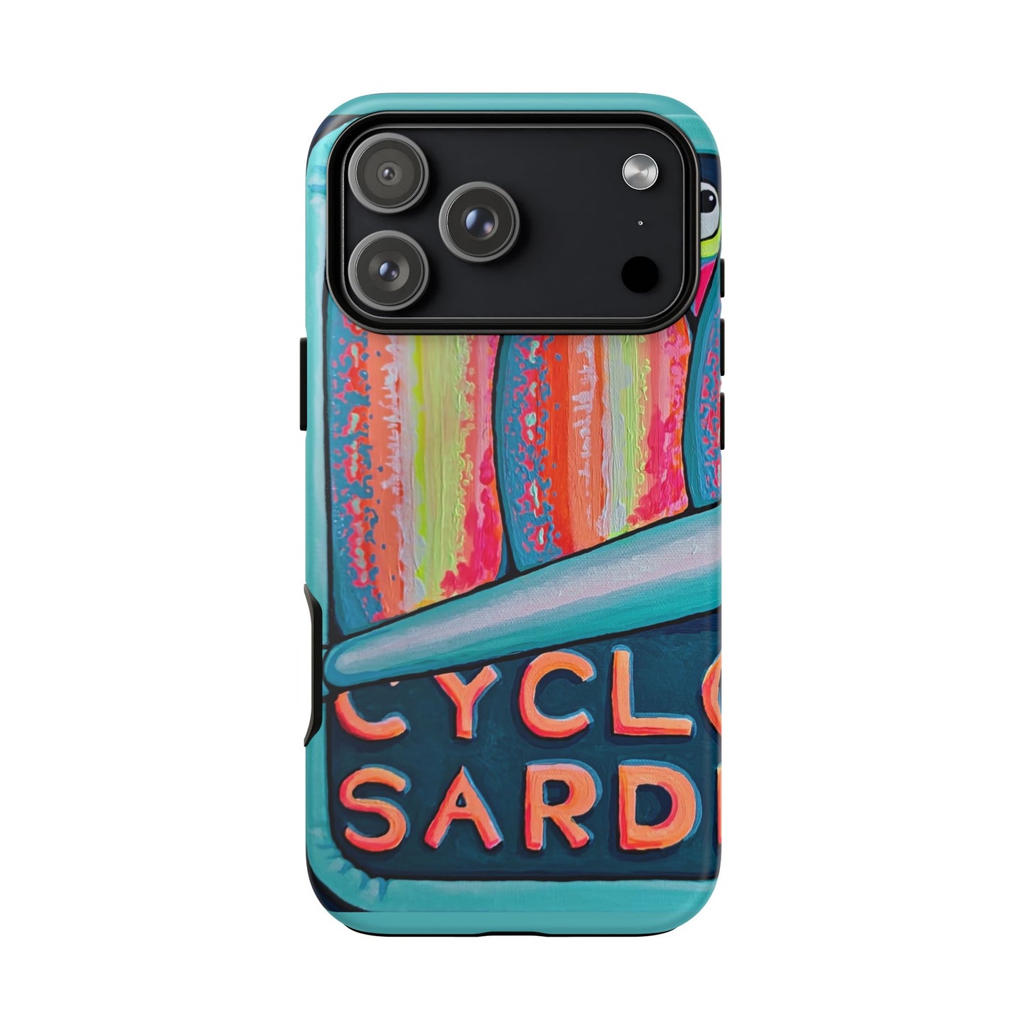 Neon Sardines Tough Phone Case
