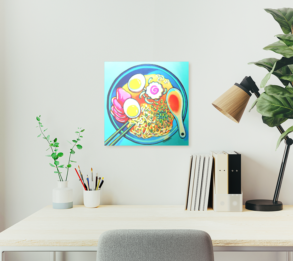 Neon Ramen Aluminum Wall Art