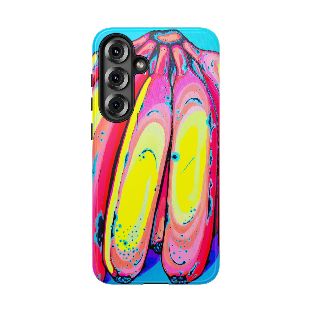 Neon Fat Bananas Tough Phone Case