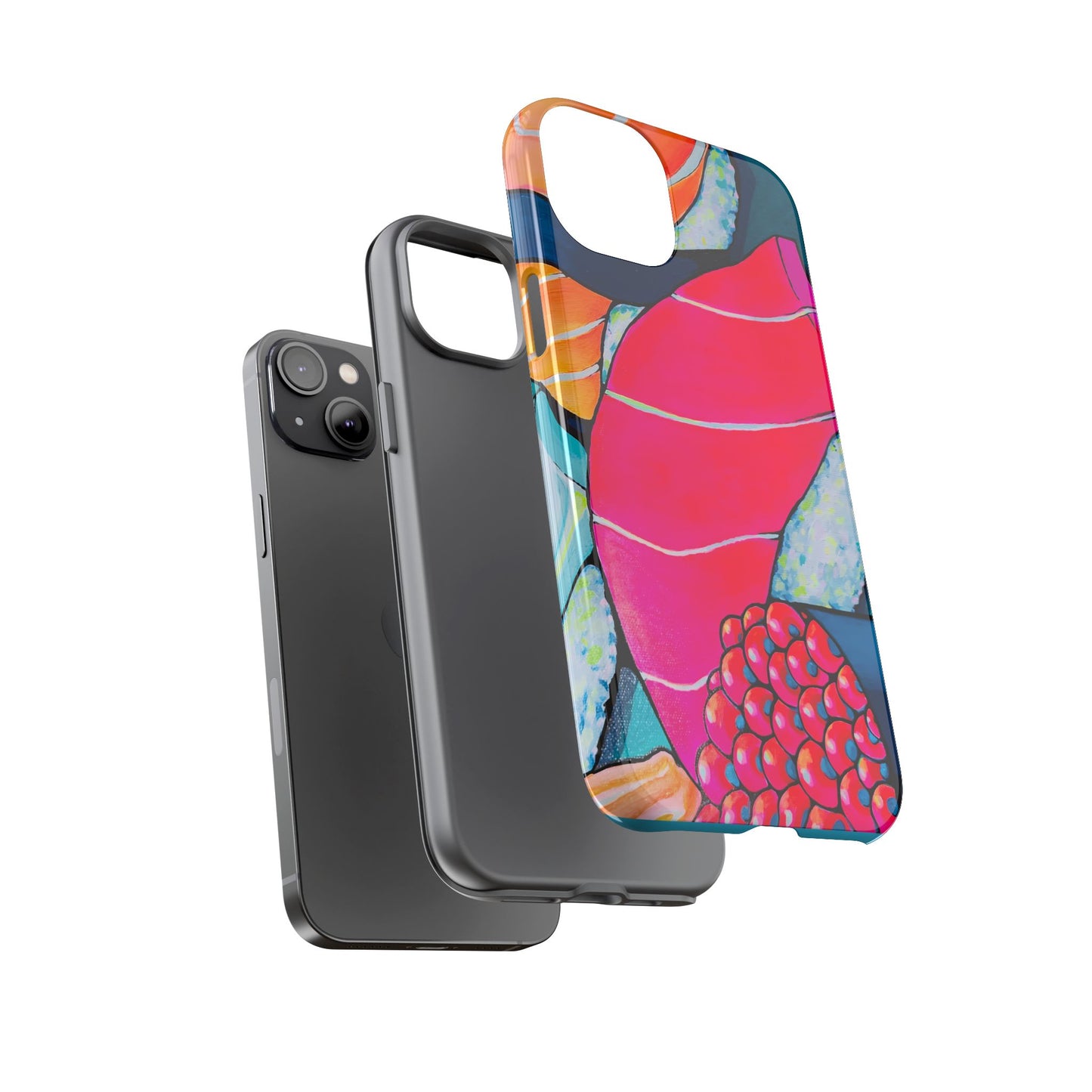 Coque de téléphone résistante Néon Sushi