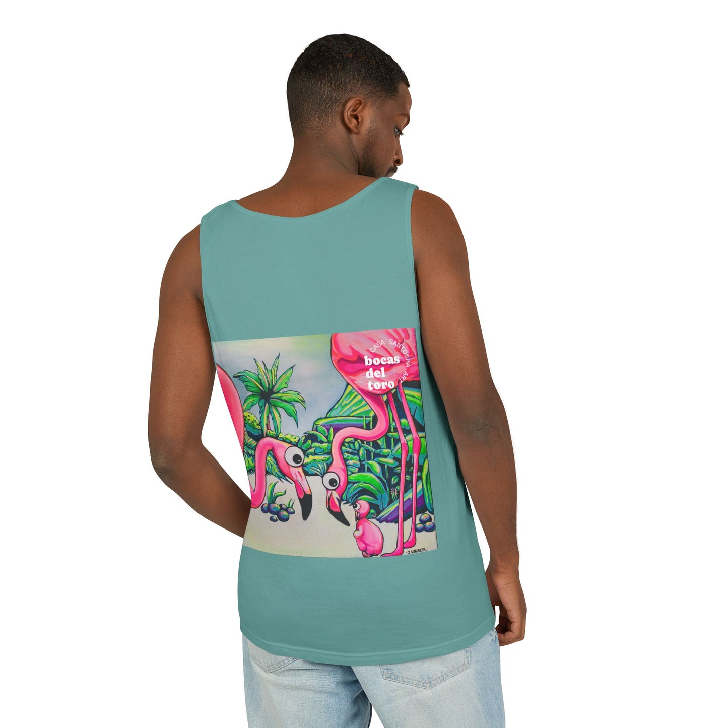 Unisex Cyclops Flamingo Family Tank Top - Perfect for Summer Vibes