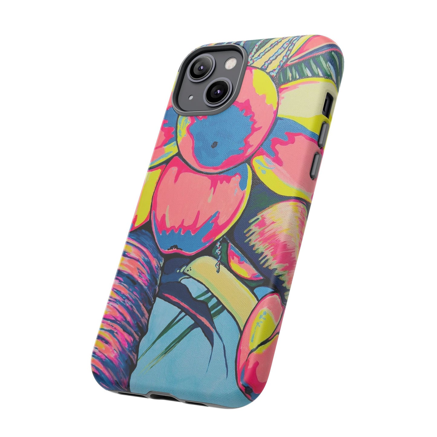 Neon Coconuts Tough Phone Case