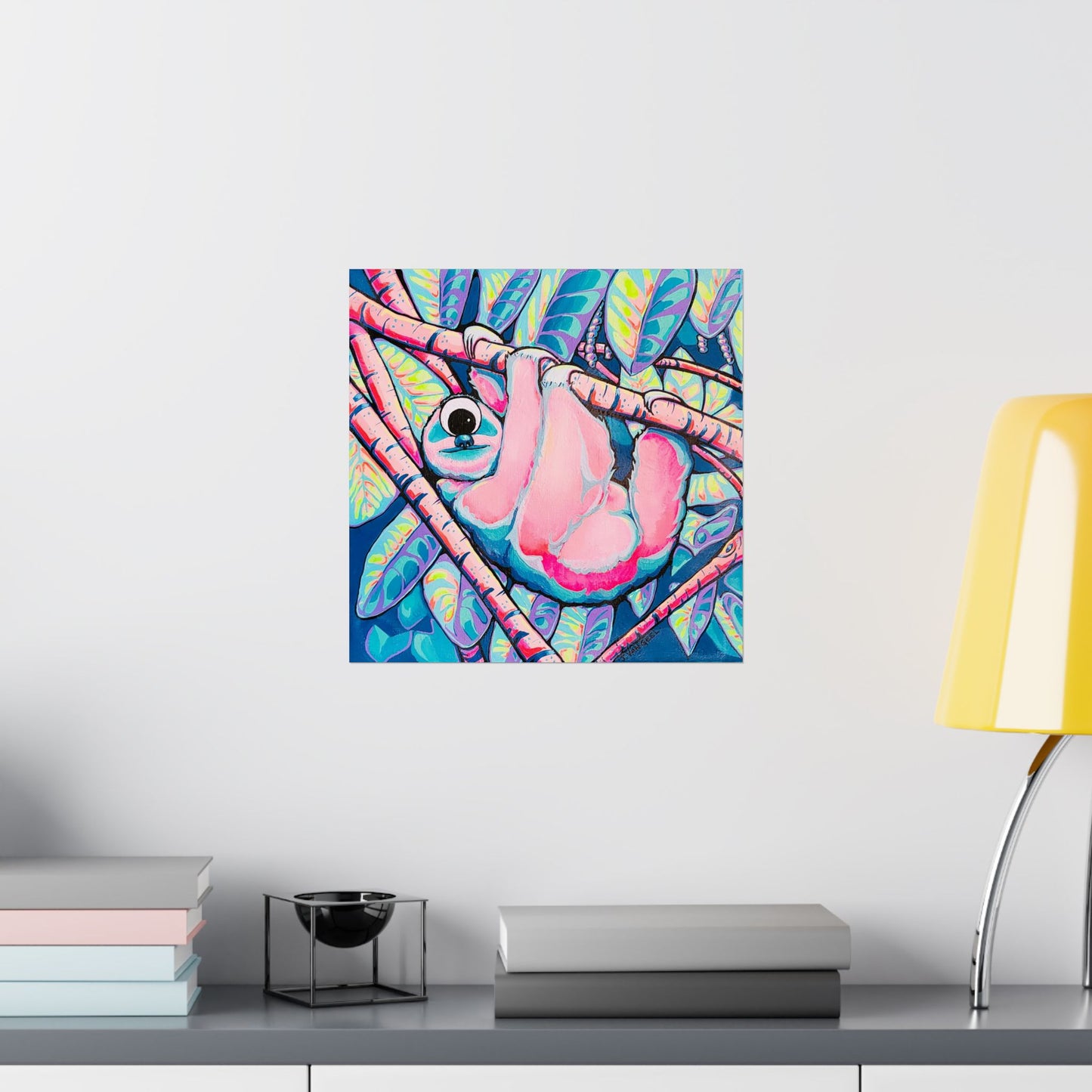 Cyclops Sloth Giclée Art Poster