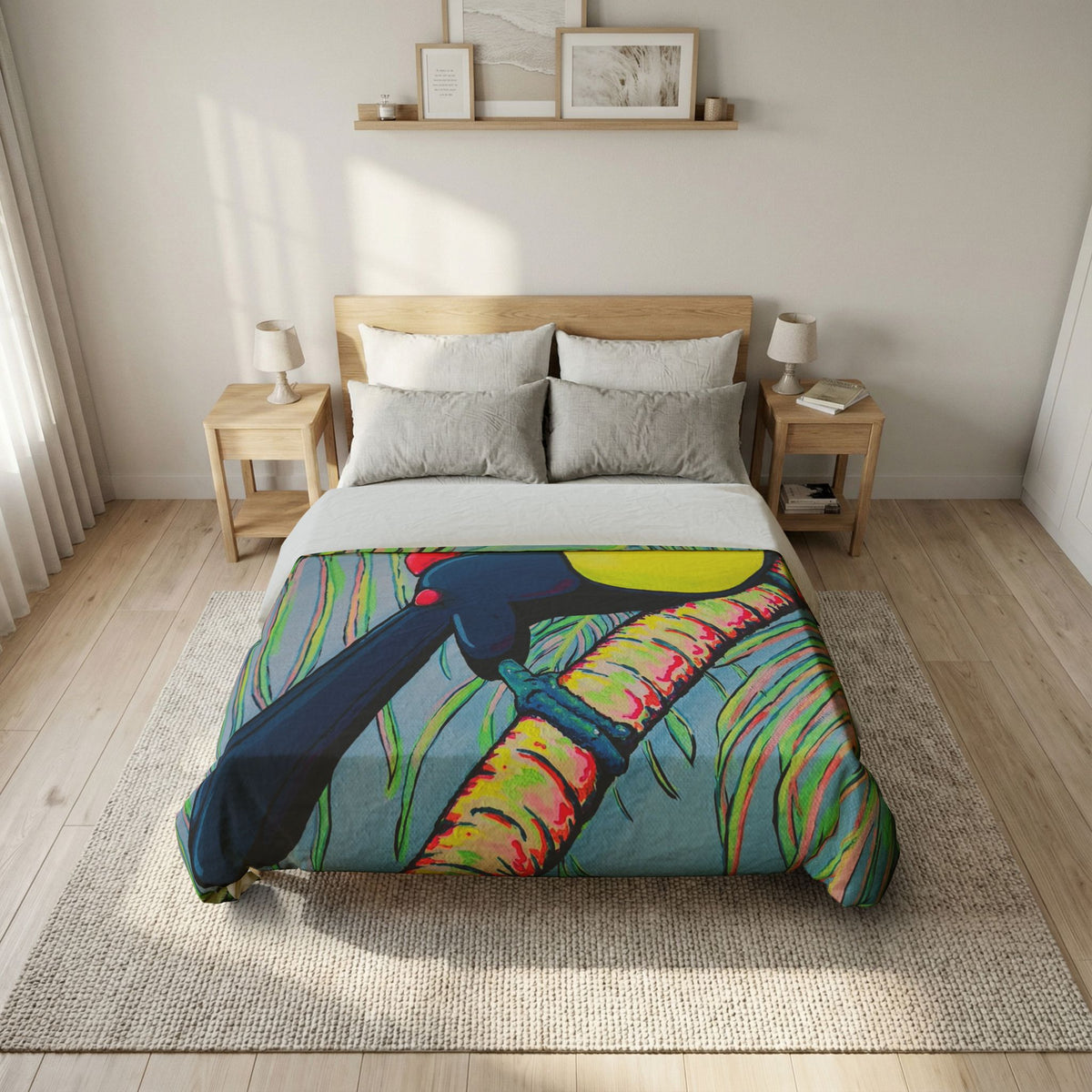 Cyclops Toucan Duvet Cover