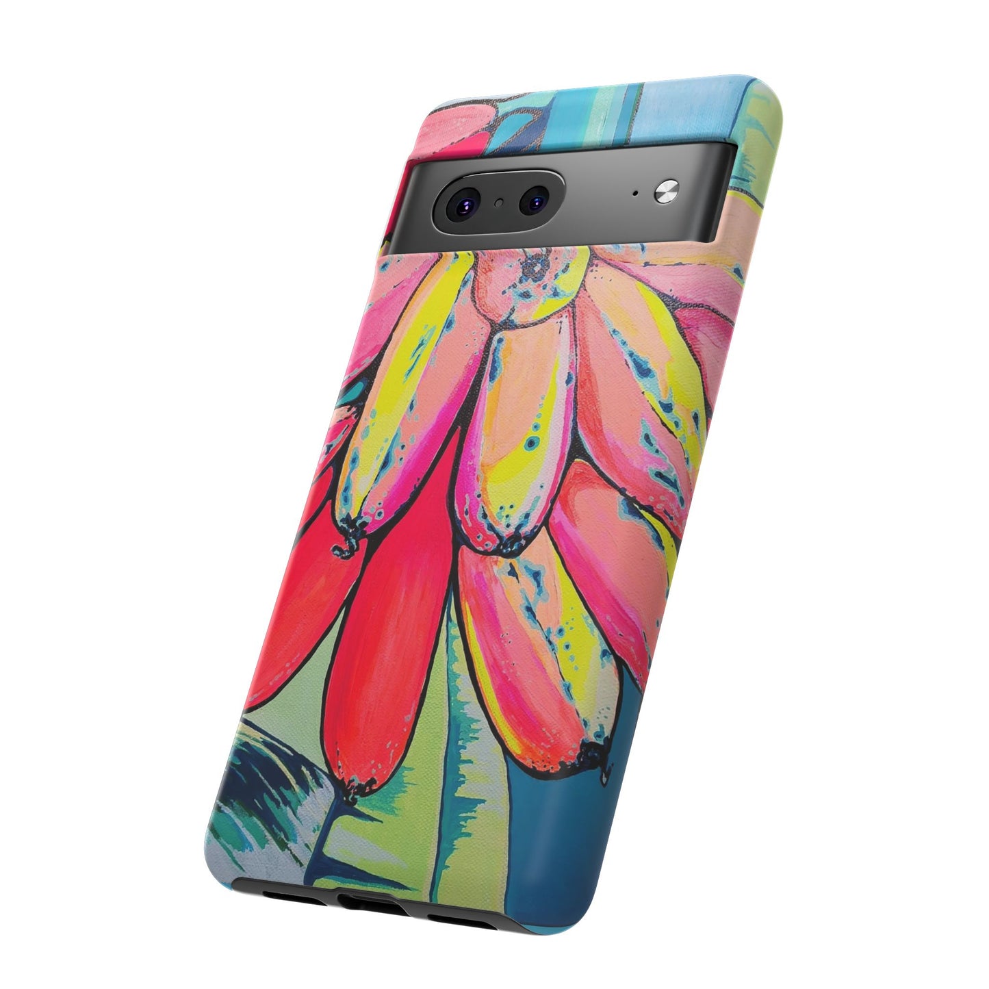 Neon Primitivo Bananas Tough Phone Case