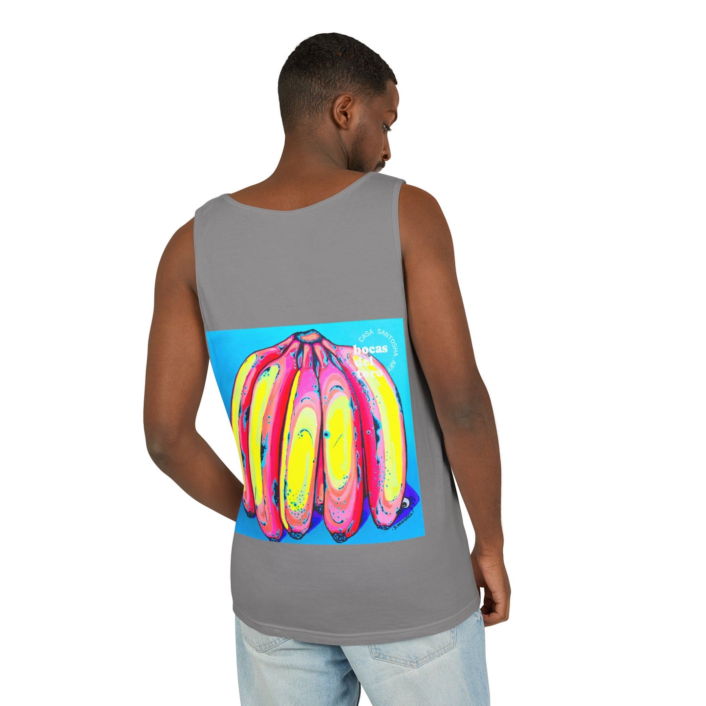 Unisex Neon Fat Bananas Tank Top - Perfect for Summer Vibes
