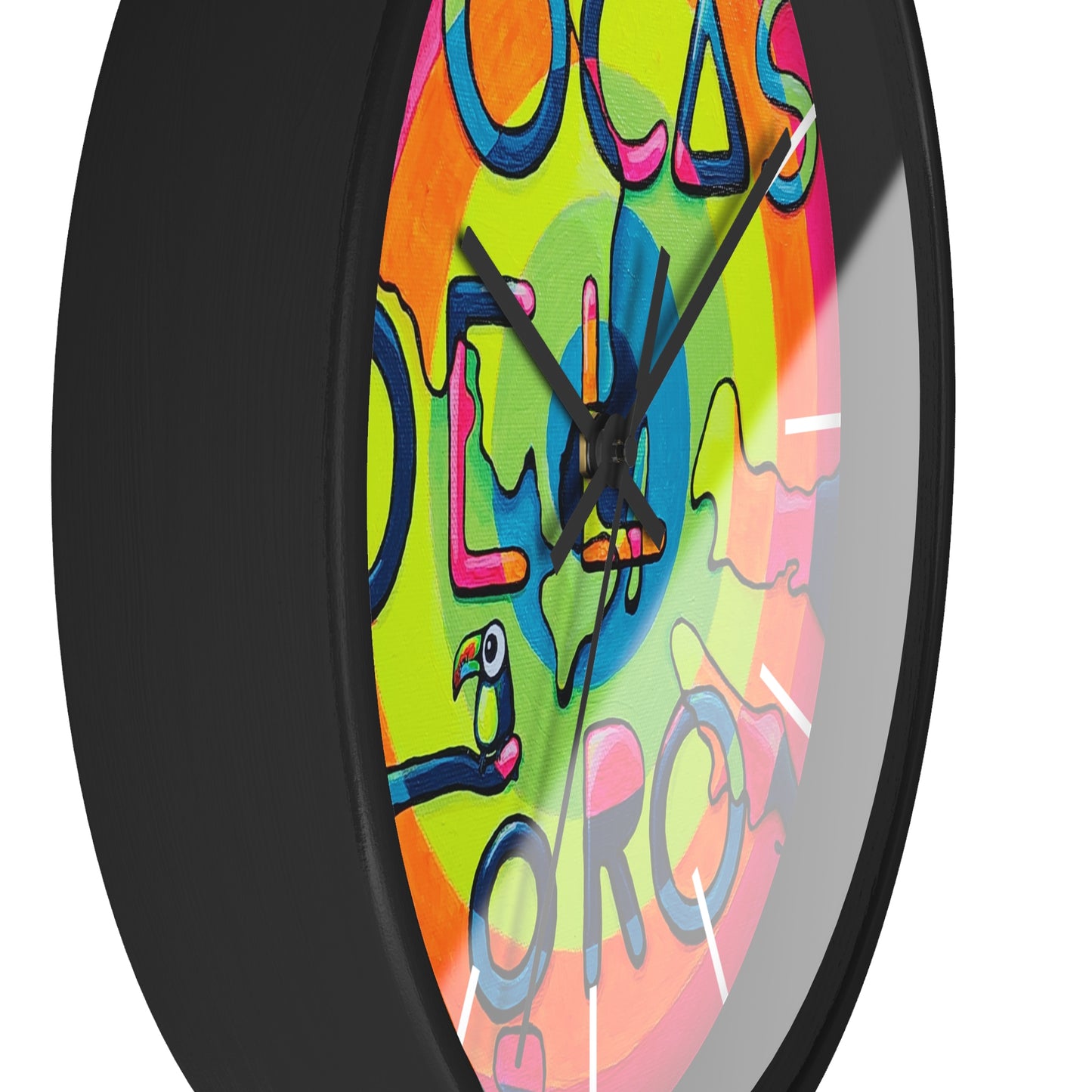 Bocas Del Toro Islands Pop Art Wall Clock