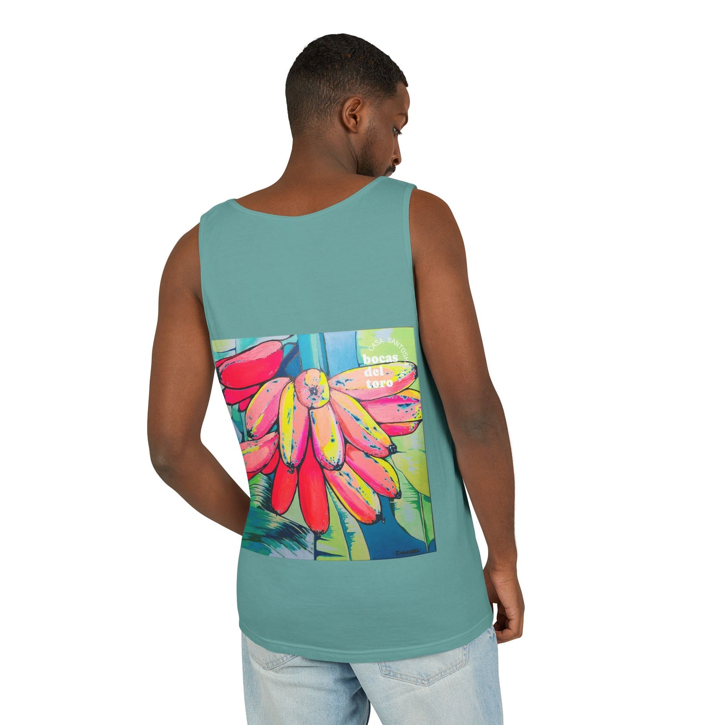 Unisex Neon Primitivo Bananas Tank Top - Perfect for Summer Vibes