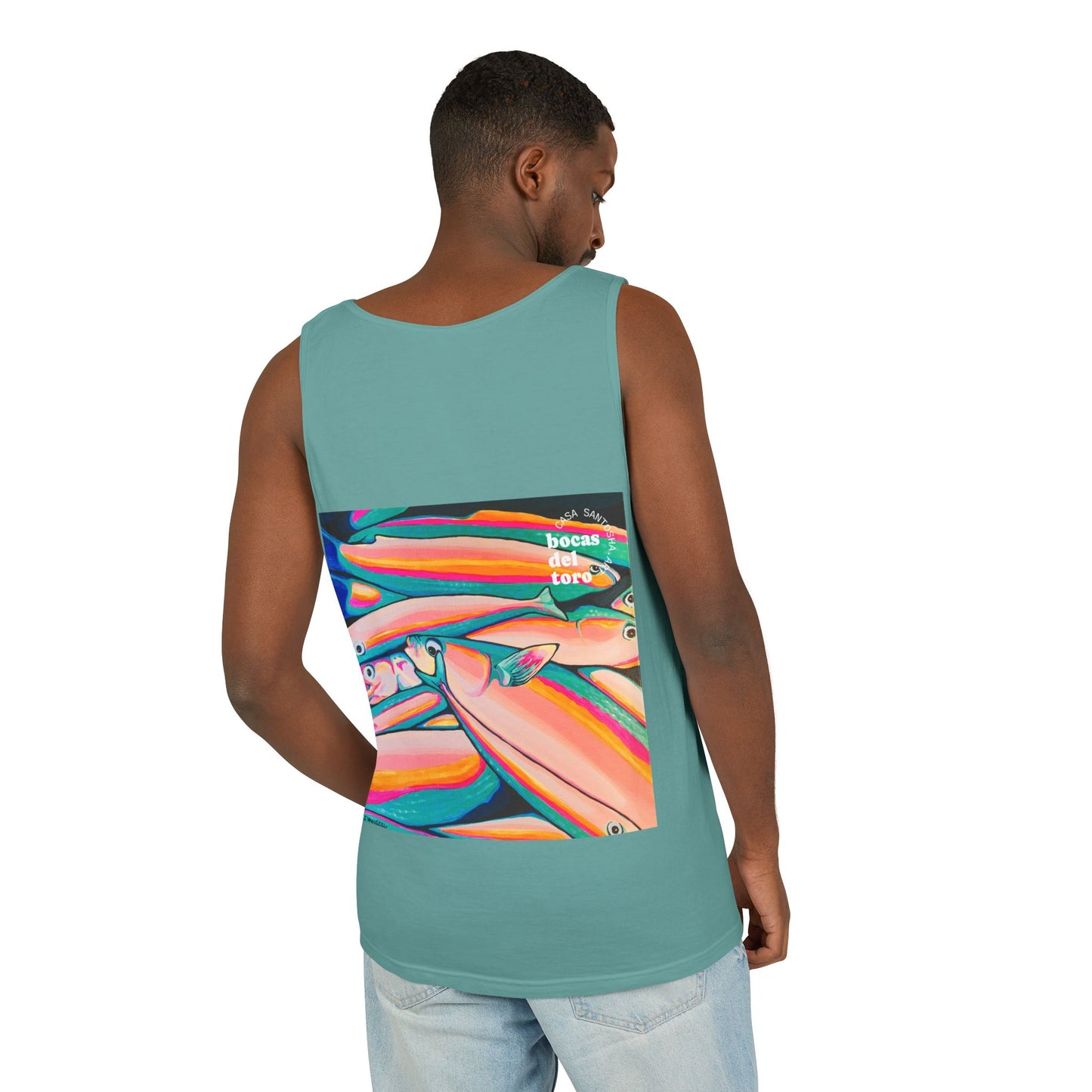 Unisex Neon Fish Tank Top - Perfect for Summer Vibes