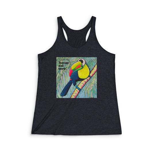 Women's Cyclops Toucan Graphic Racerback Tank