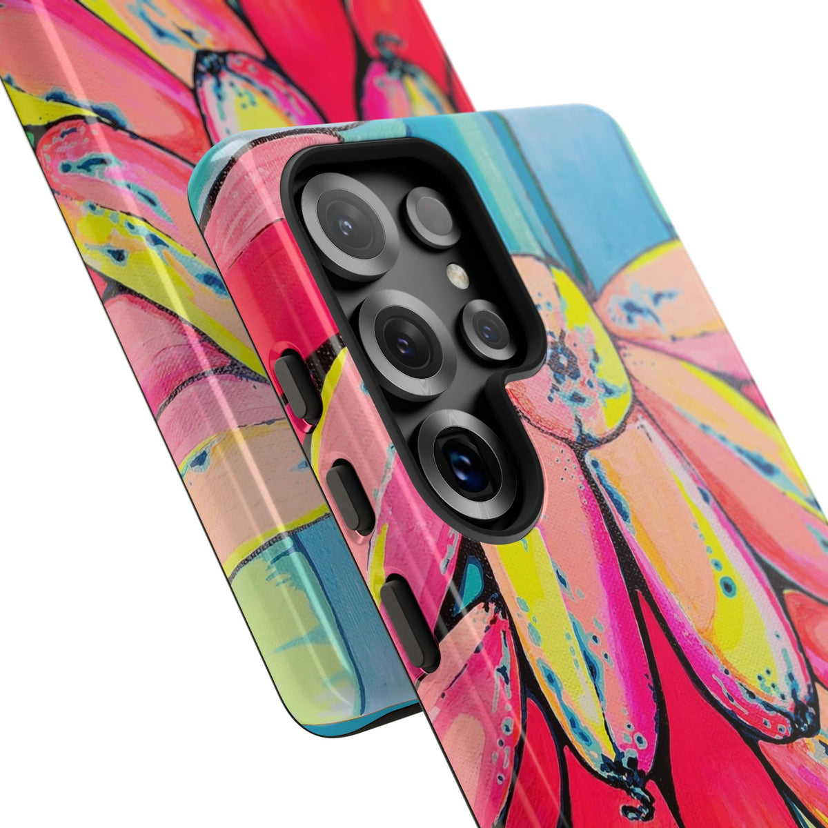 Neon Primitivo Bananas Tough Phone Case