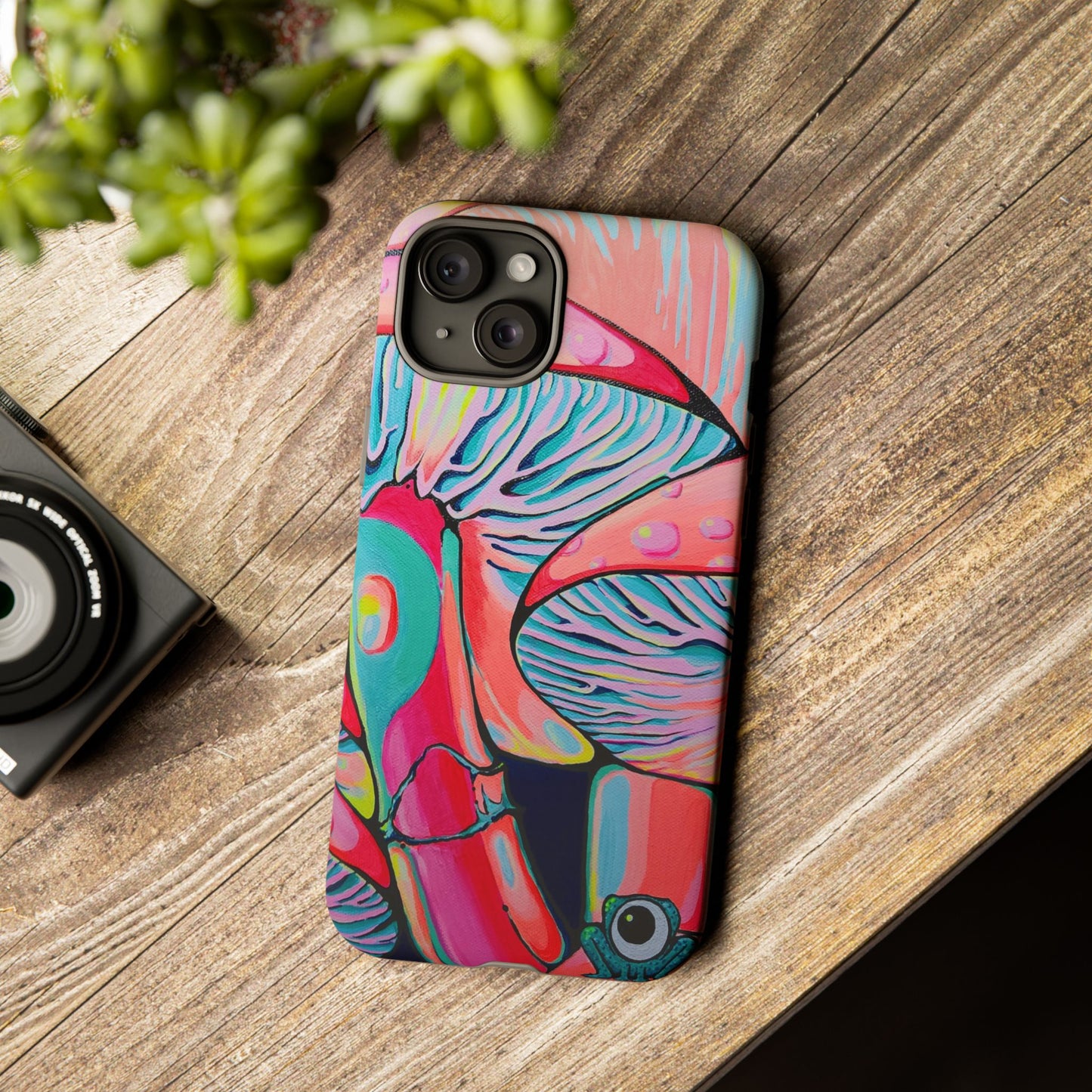 Trippy Mushrooms Tough Phone Case