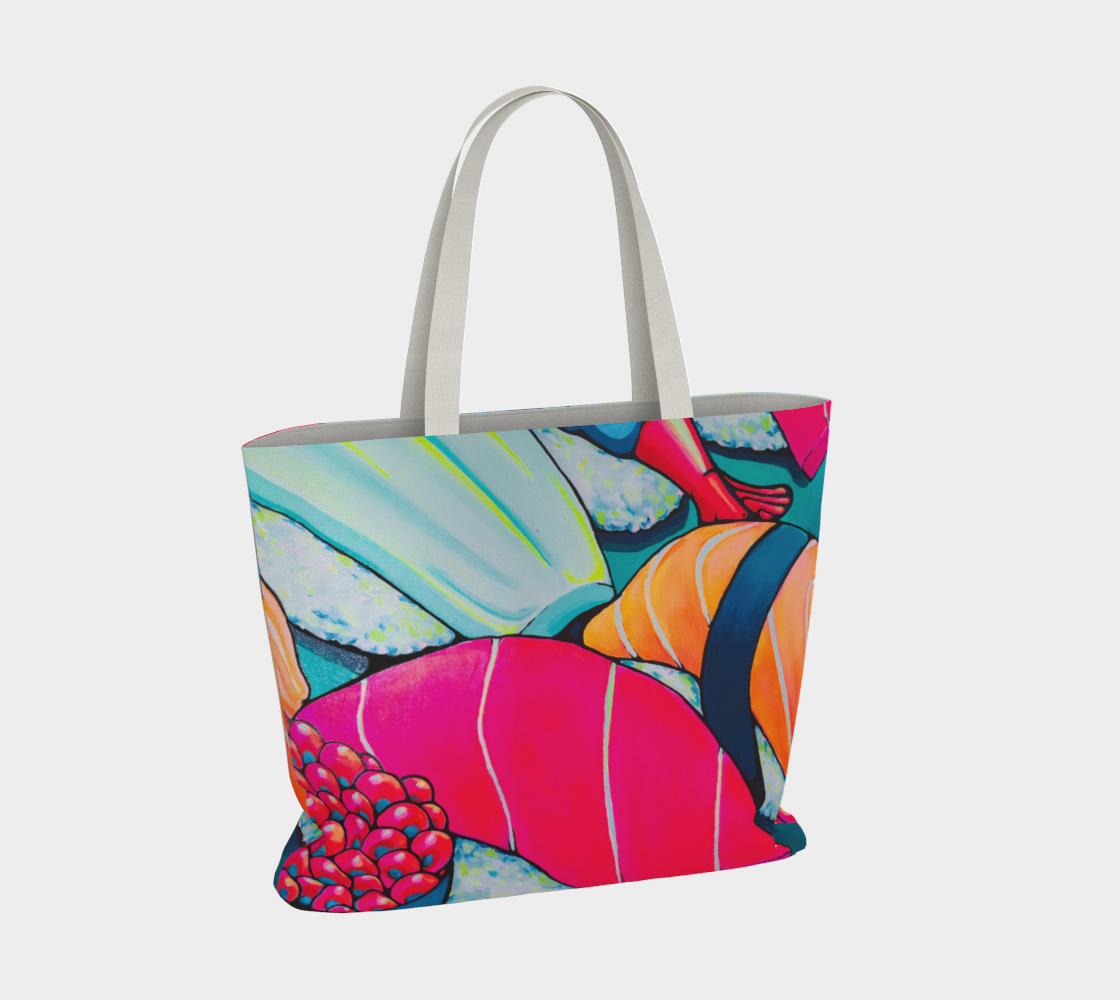 Neon Sushi Market Tote