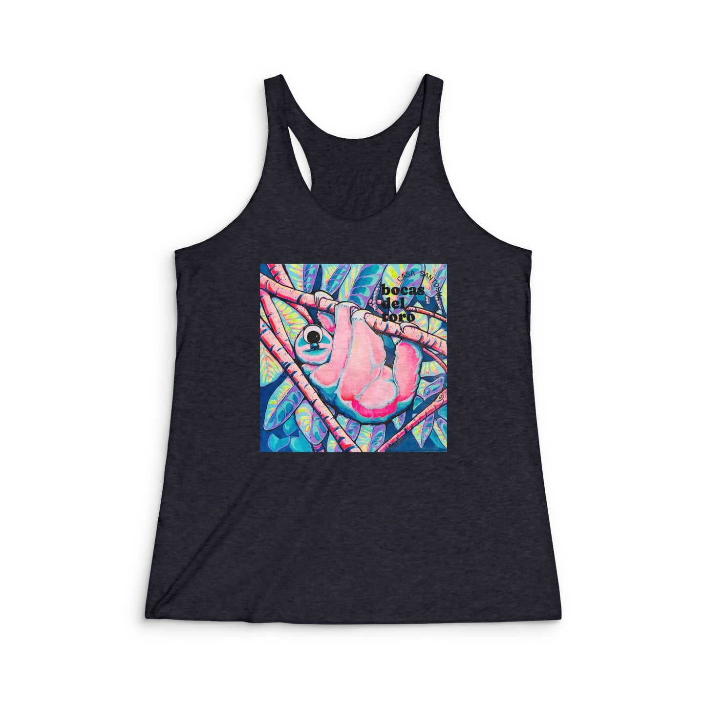 Women's Cyclops Sloth Graphic Racerback Tank