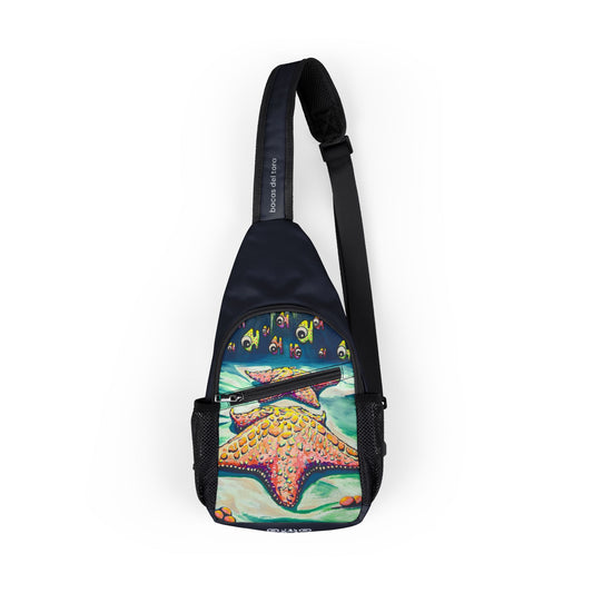 Cyclops Starfish Art Sling Bag - Travel or Everyday Chest Bag