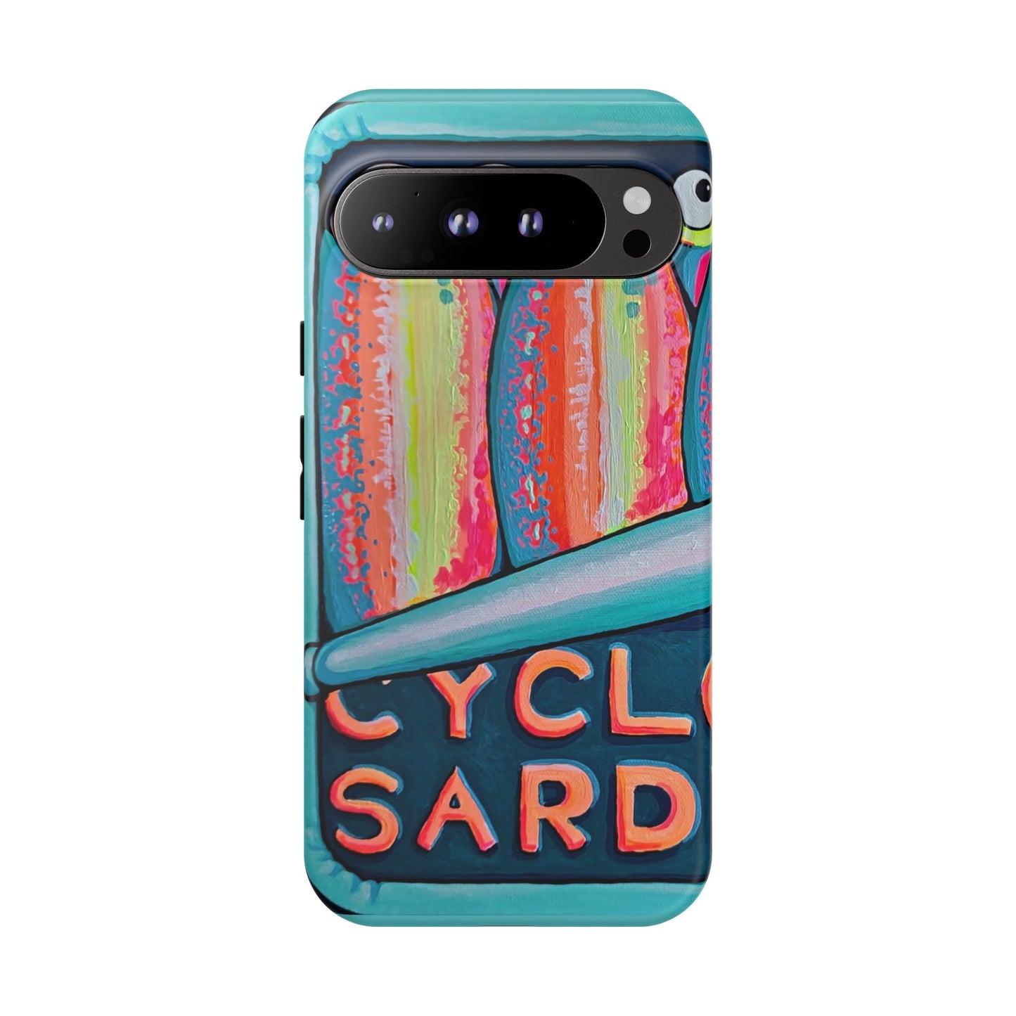 Neon Sardines Tough Phone Case