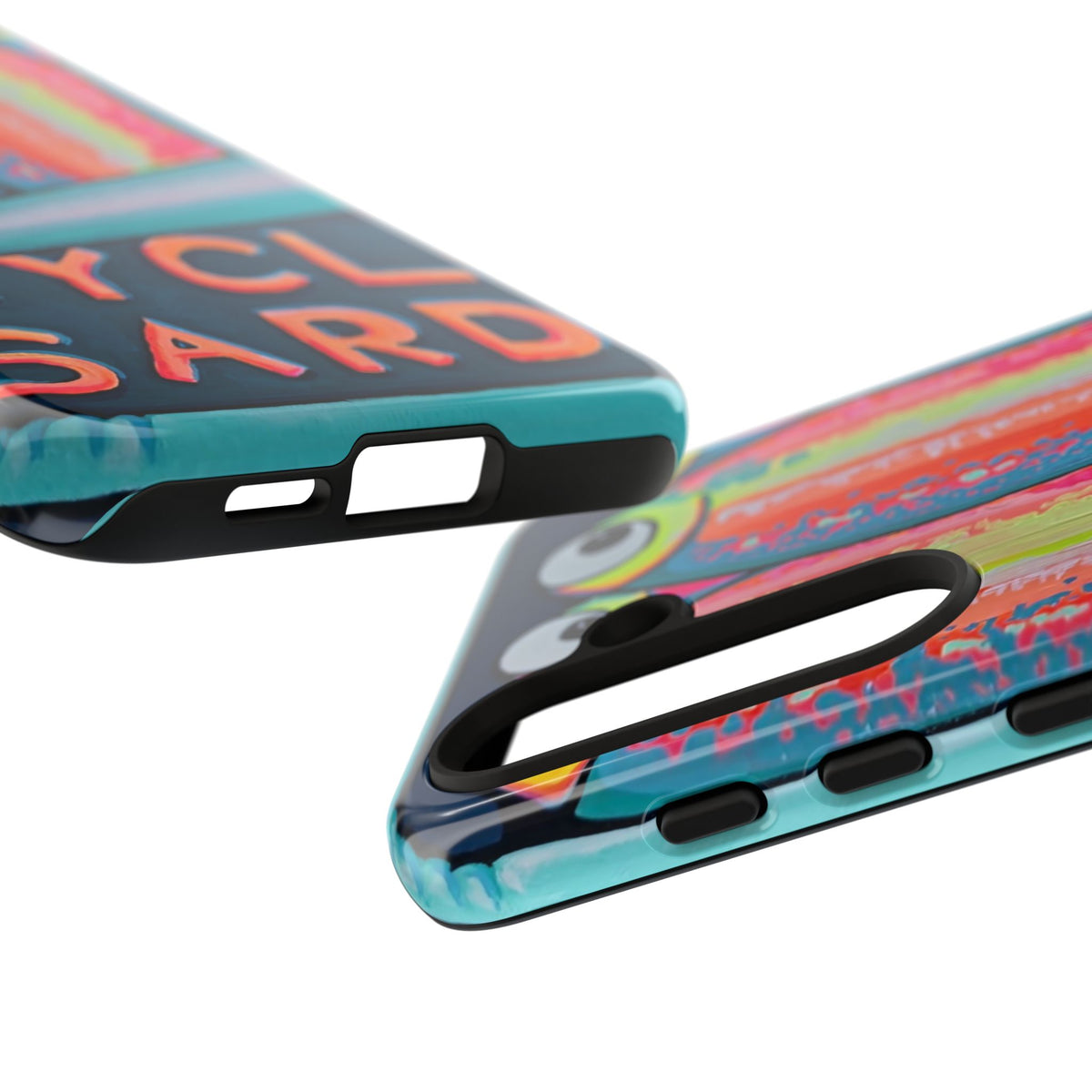 Neon Sardines Tough Phone Case