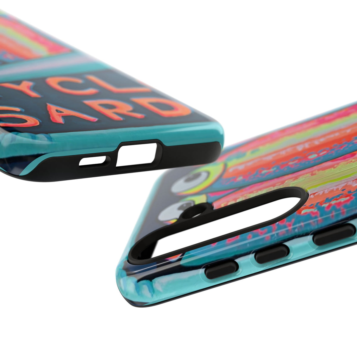 Neon Sardines Tough Phone Case