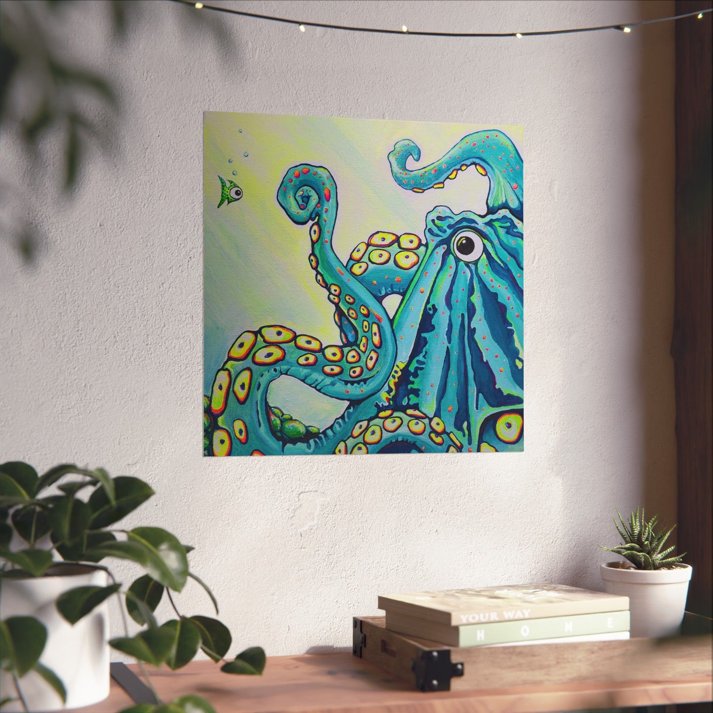 Cyclops Octopus Giclée Art Poster