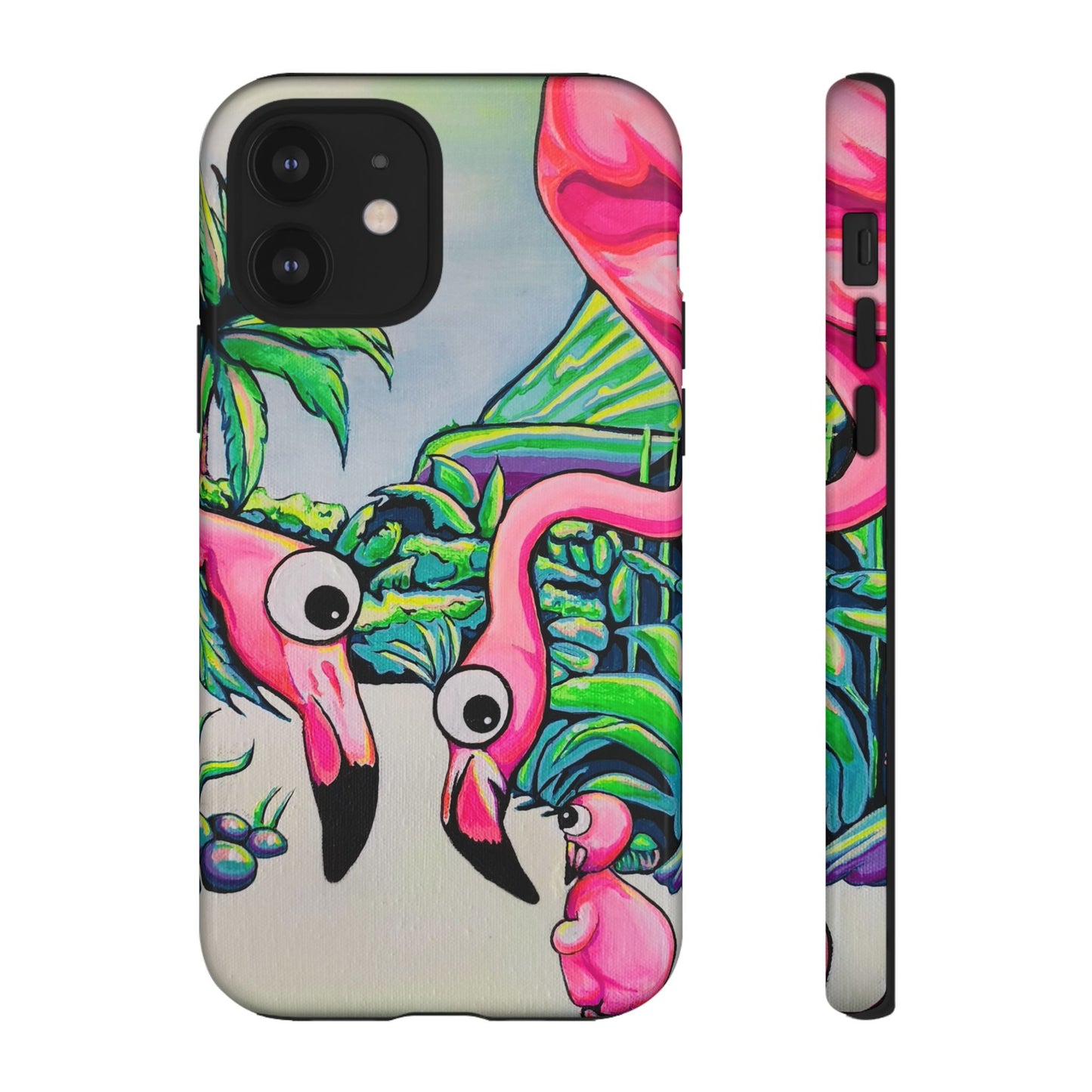 Cyclops Flamingo Family Tough Phone Case