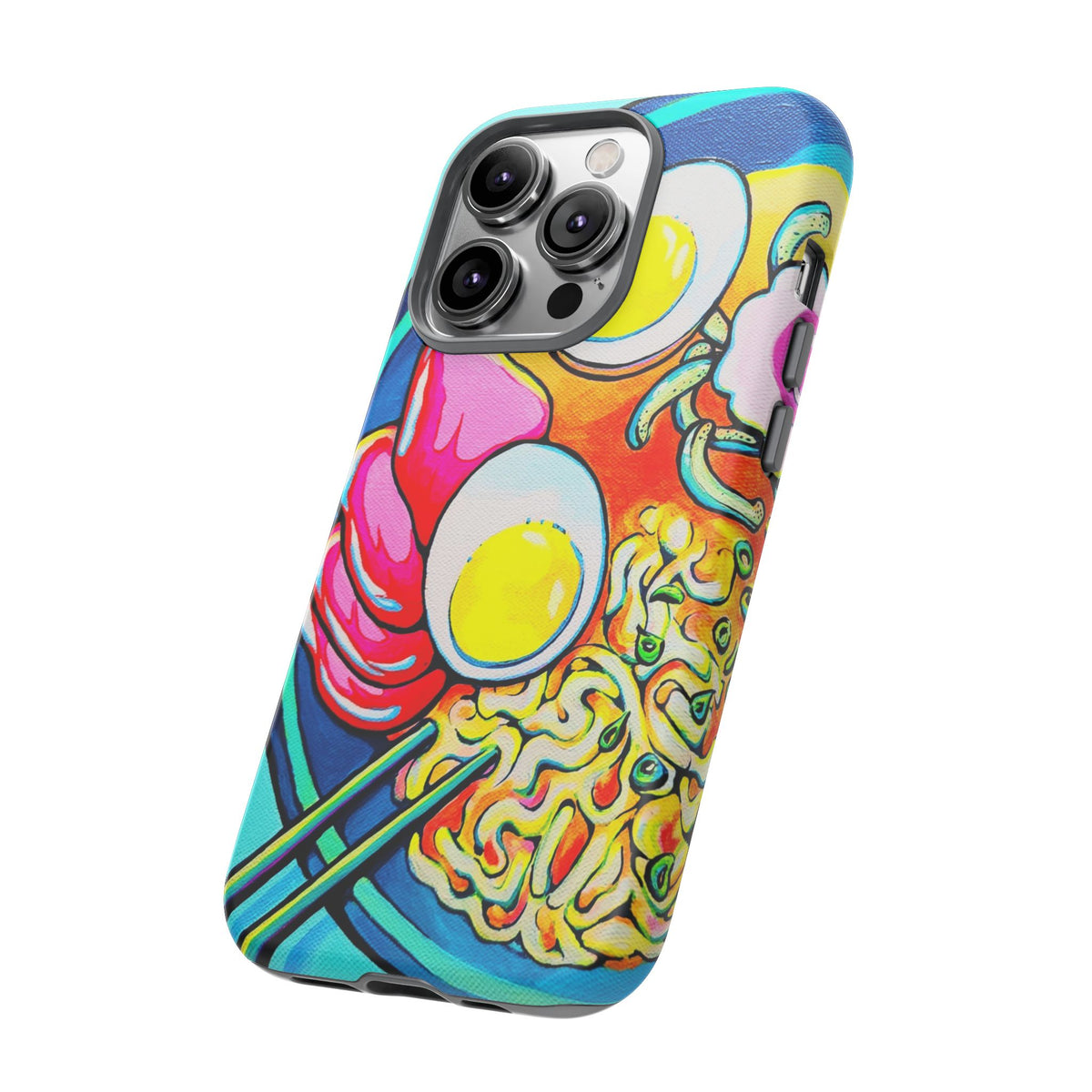 Coque de téléphone résistante Neon Ramen