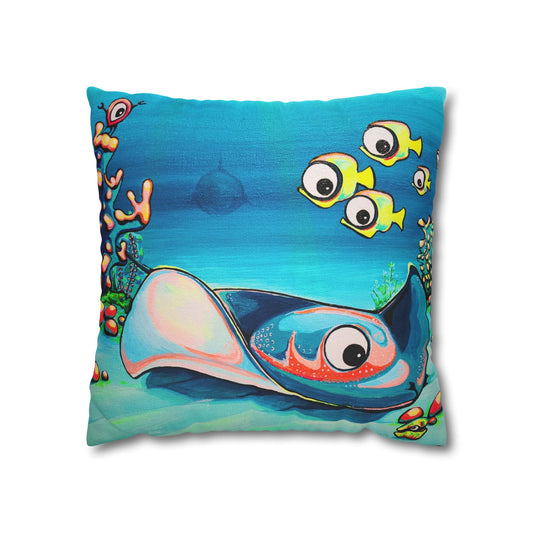 Cyclops Stingray Pillowcase for Throw Pillow, Cover Only