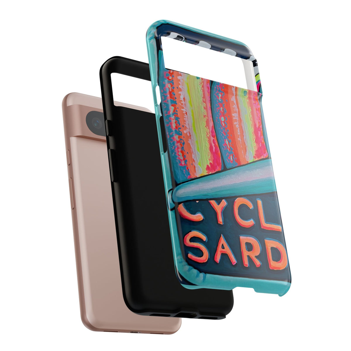 Neon Sardines Tough Phone Case