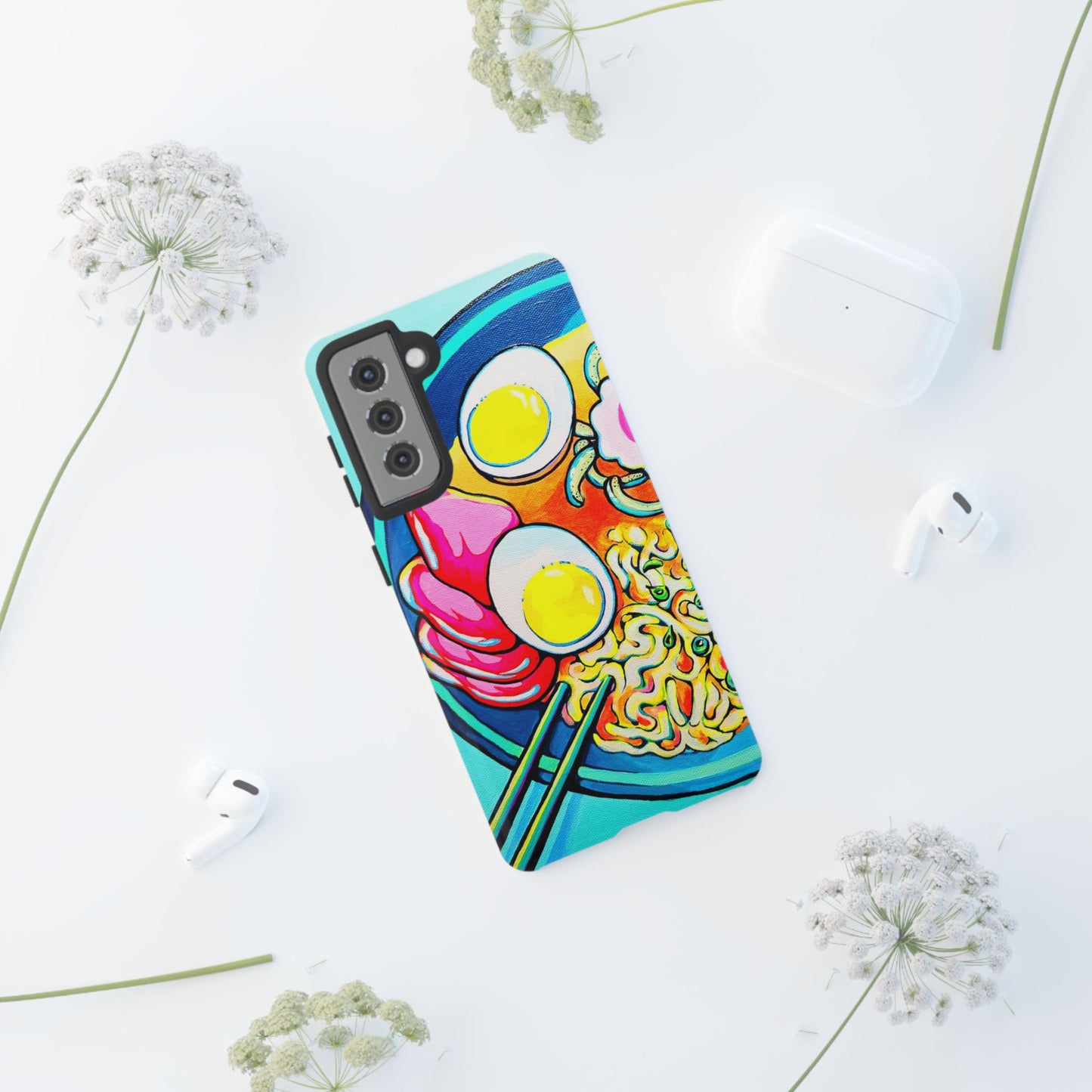 Neon Ramen Tough Phone Case
