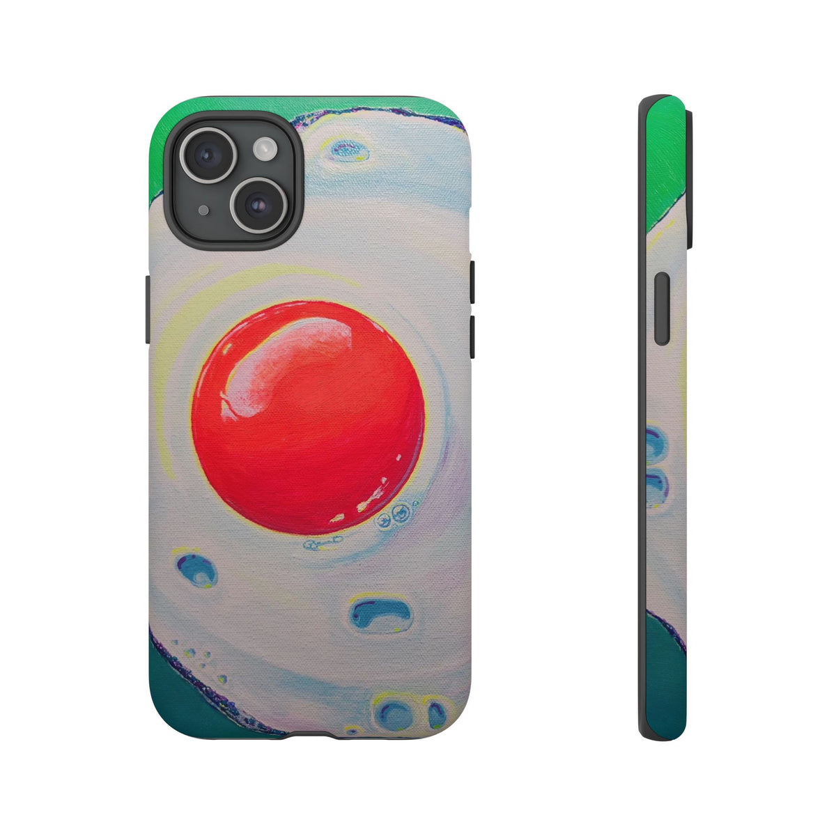 Neon Fried Egg Tough Phone Case