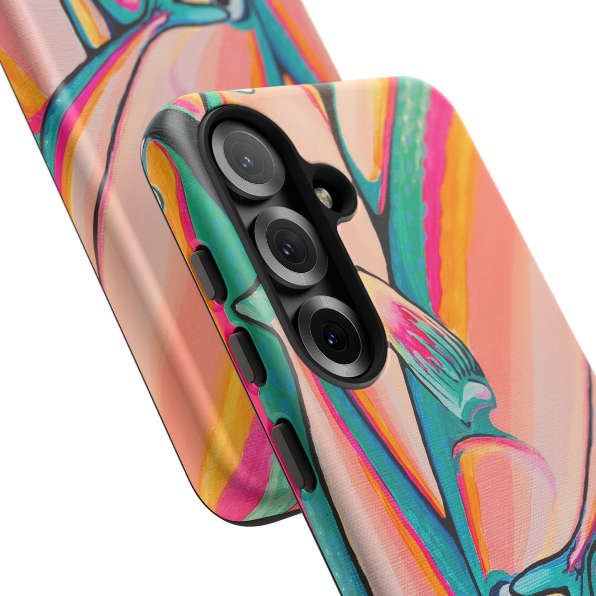 Neon Fish Tough Phone Case