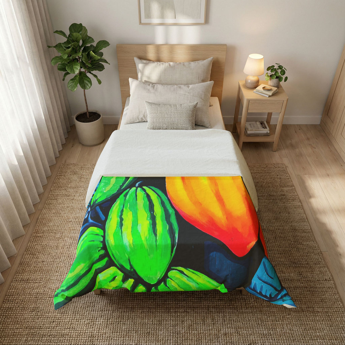 Neon Cacao Duvet Cover