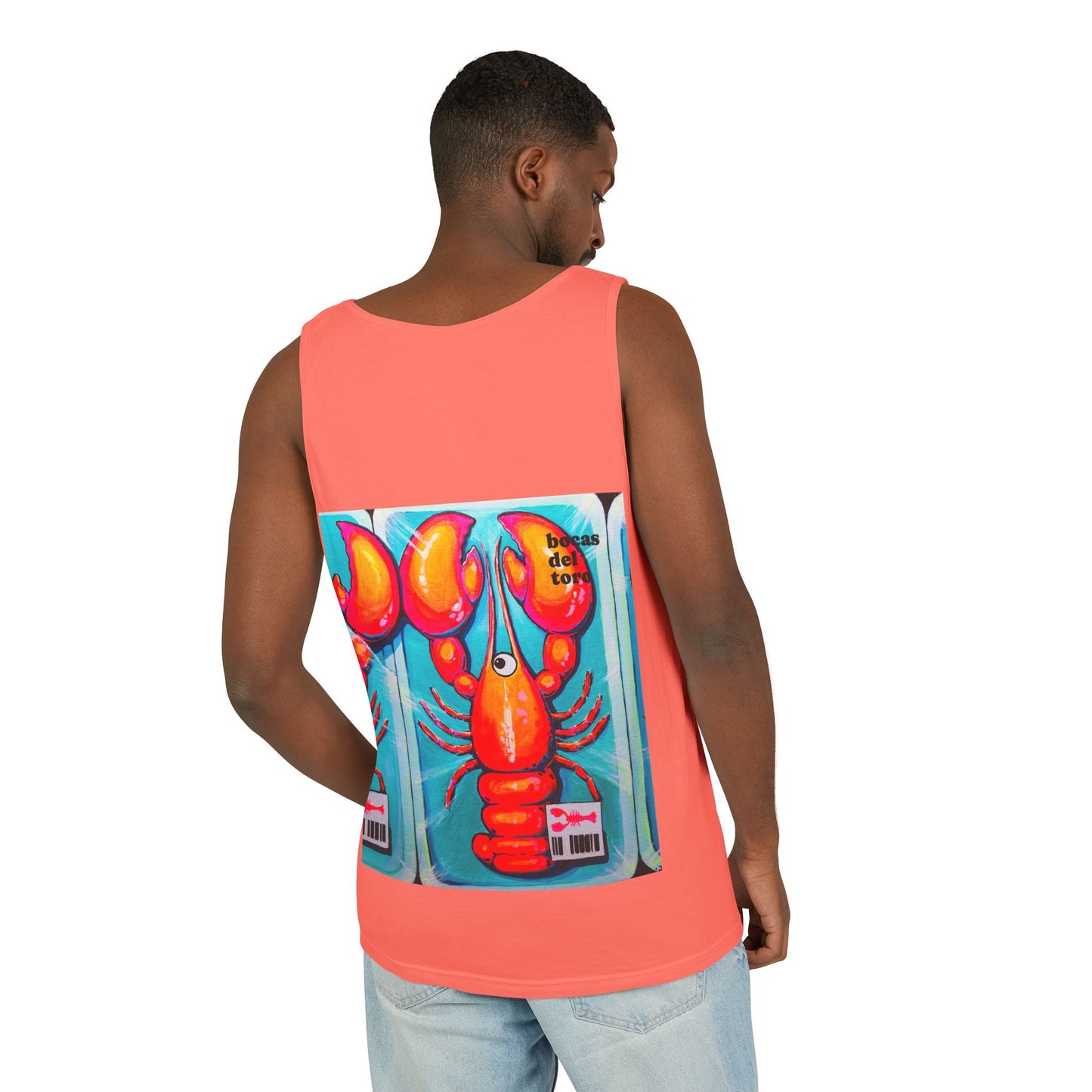 Unisex Fresh Neon Lobster Tank Top - Perfect for Summer Vibes