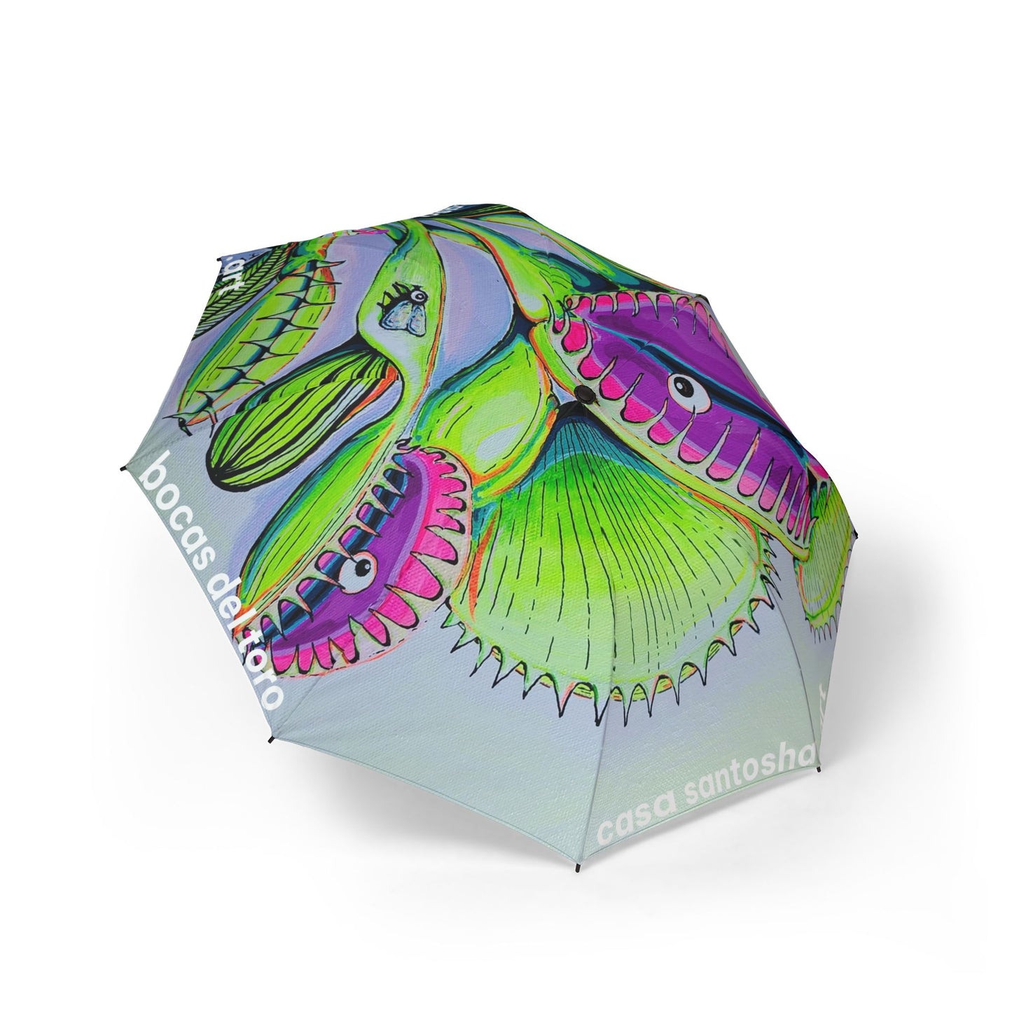 Venus Fly Trap Tropical Umbrella - Foldable & Stylish Rain Gear