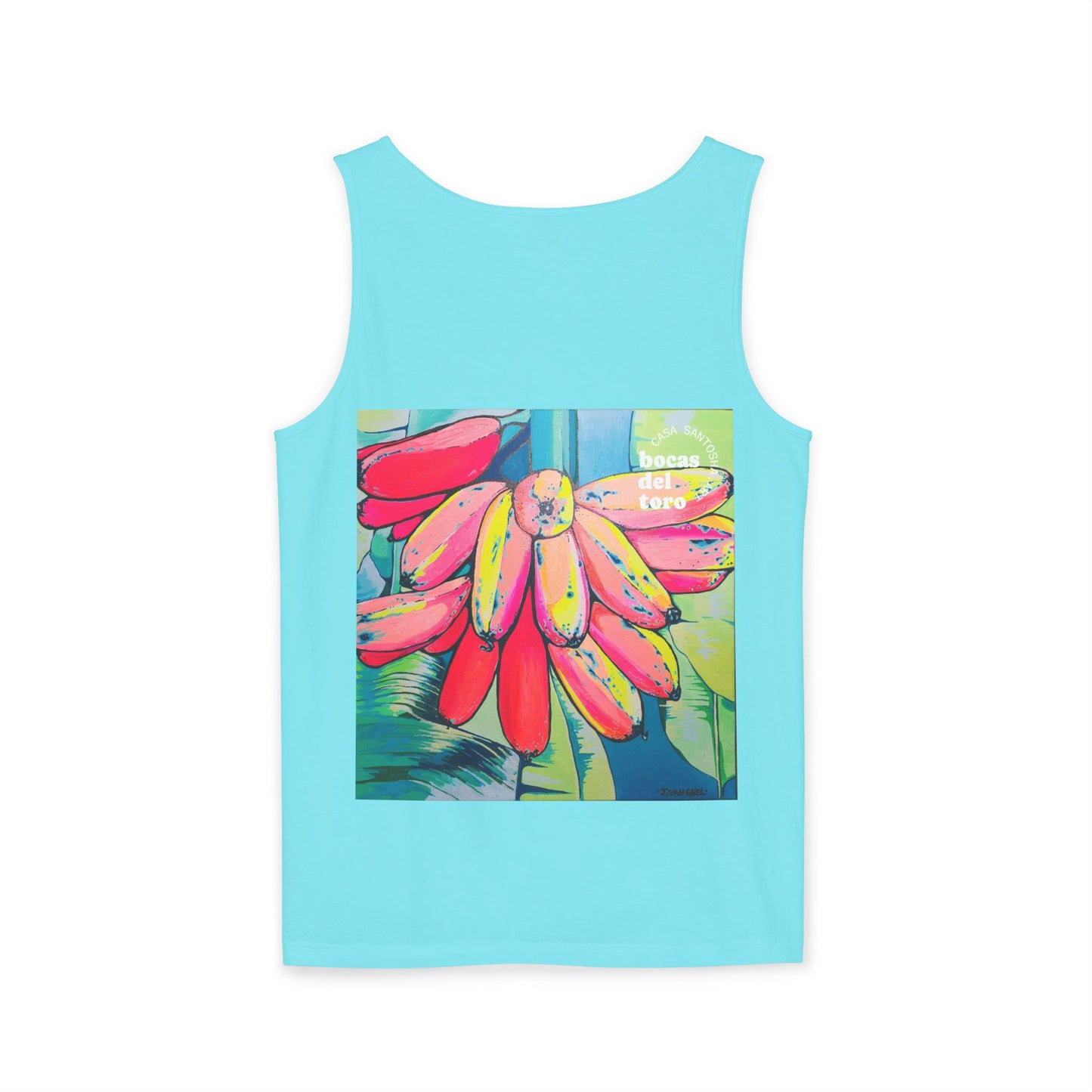 Unisex Neon Primitivo Bananas Tank Top - Perfect for Summer Vibes