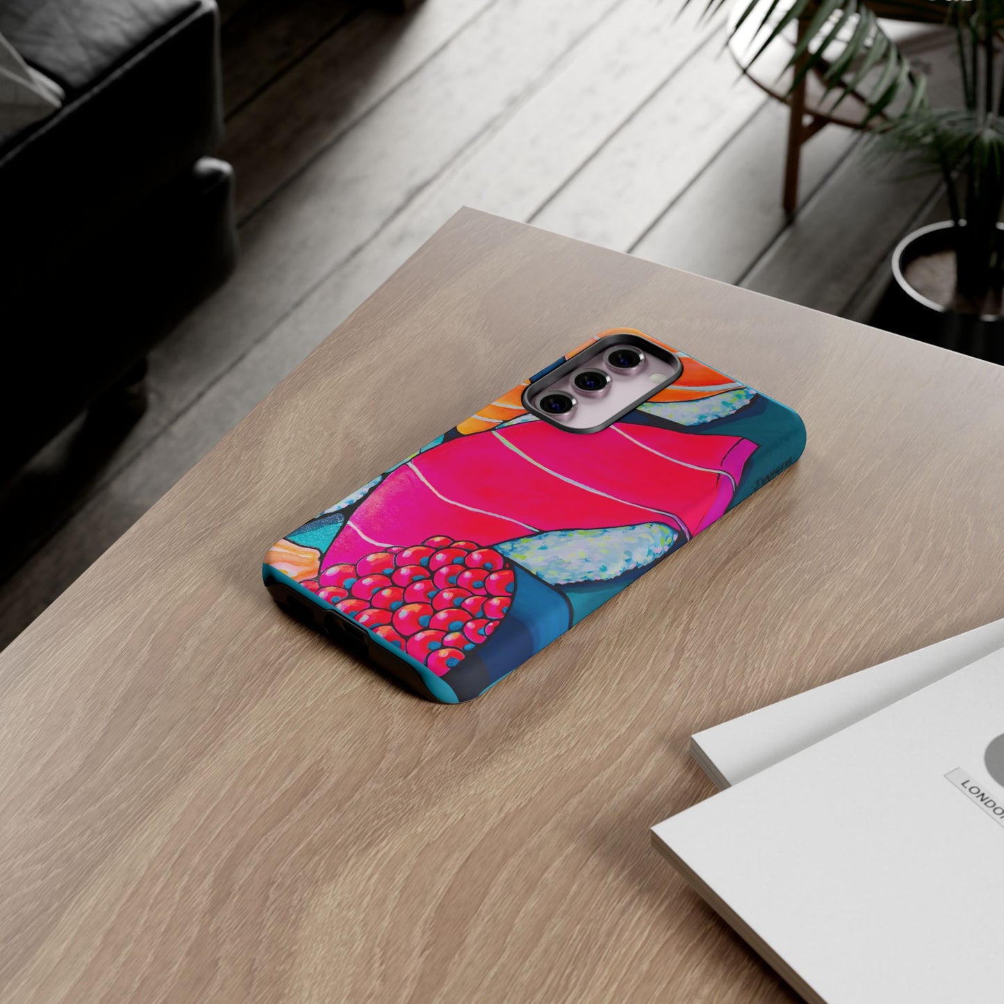 Coque de téléphone résistante Néon Sushi