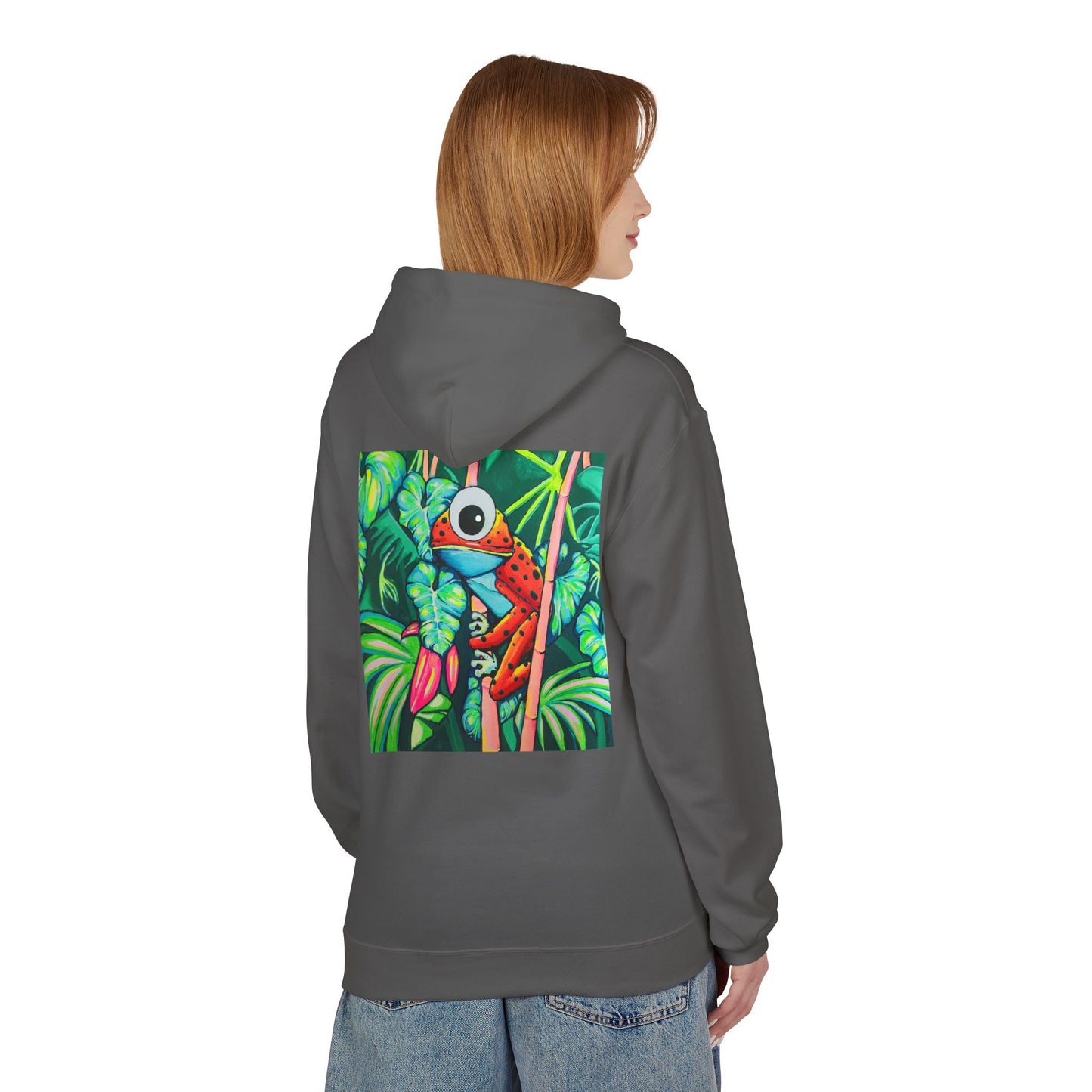 Unisex Cyclops Red Frog Soft Hoodie