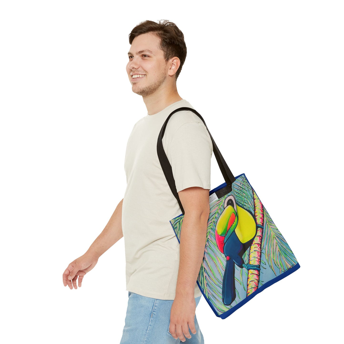 Premium Cyclops Toucan Tote Bag, Original Artist Design, Reusable Shopping Tote,  Eco-Friendly