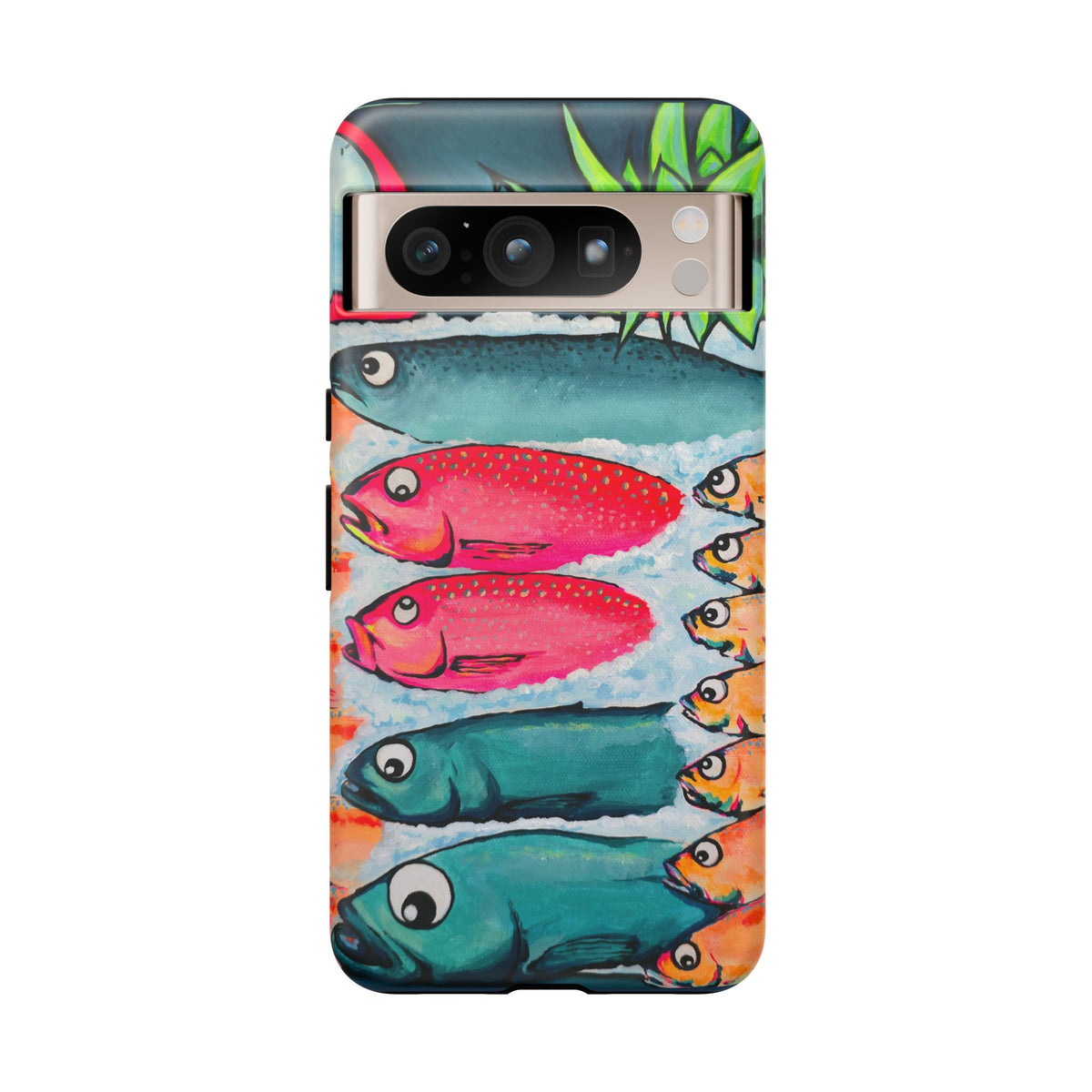 Neon Cabo Fish Market Tough Phone Case