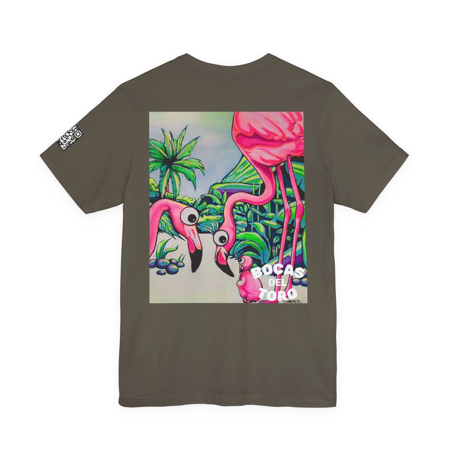 Unisex Cyclops Flamingo Family Tee