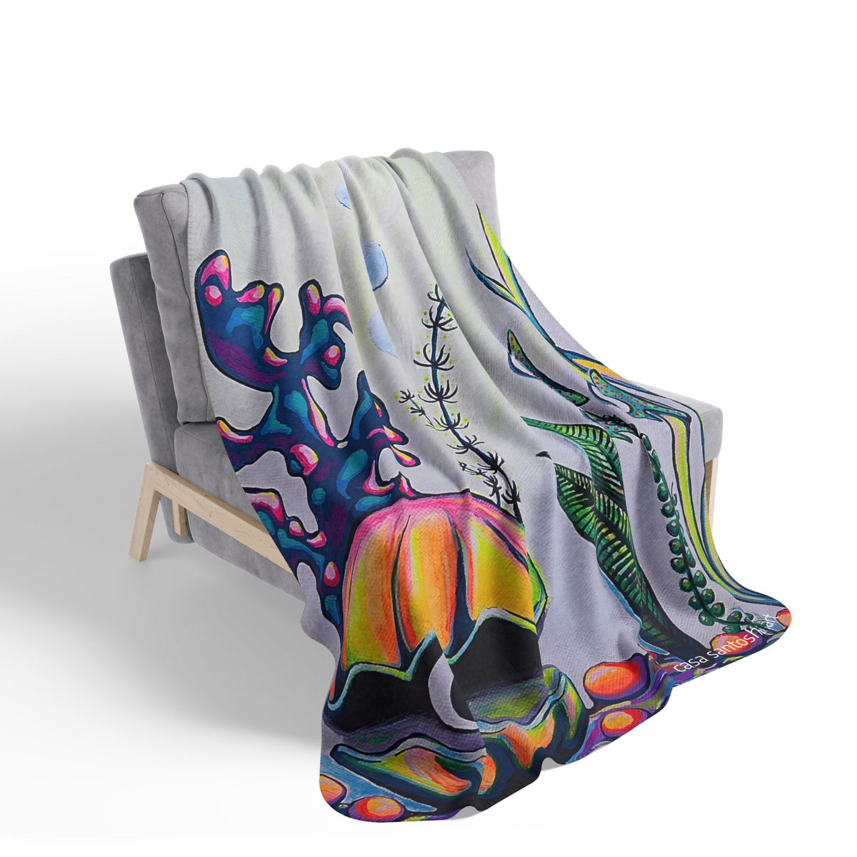 Cyclops Clam Fleece Sherpa Blanket