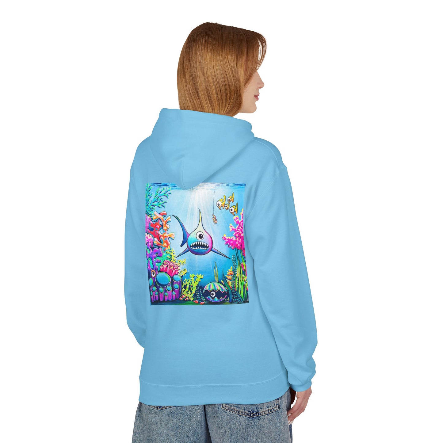 Unisex Cyclops Shark Soft Hoodie