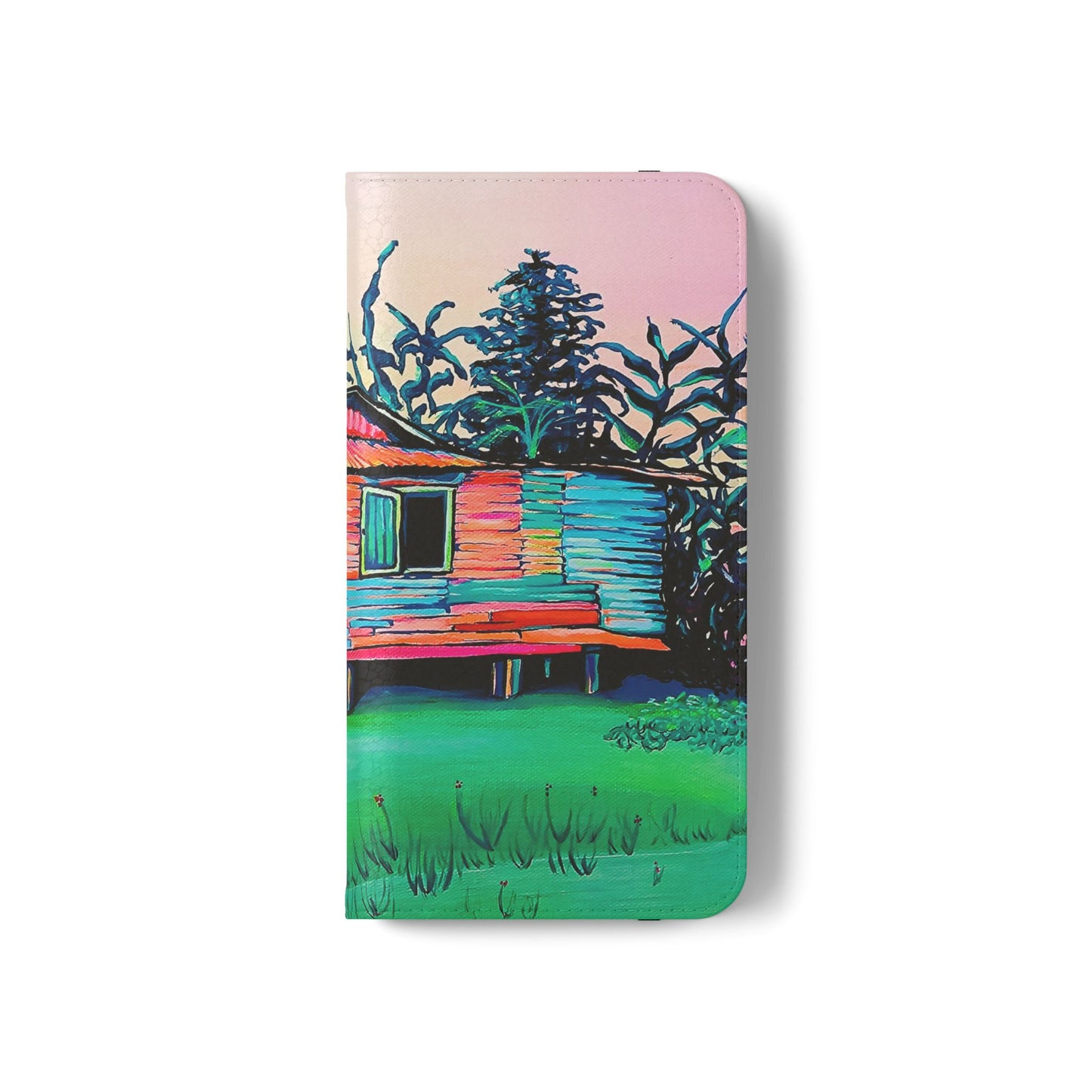 Luis Russell House Bocas Flip Phone Case – Wallet Cover with Card Slots