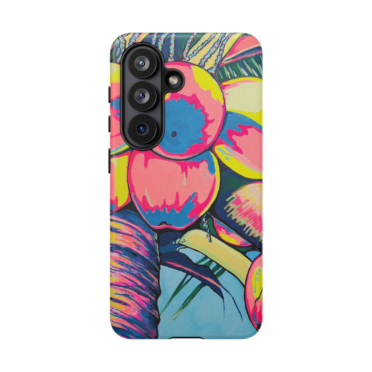 Neon Coconuts Tough Phone Case