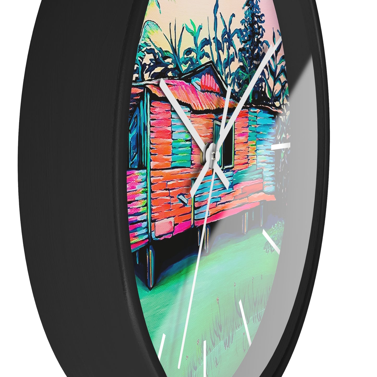 Luis Russell House Bocas Pop Art Wall Clock