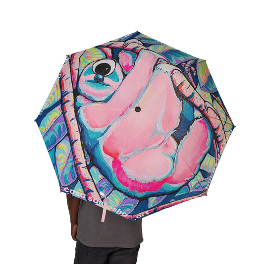 Colorful Sloth Umbrella - Foldable and Stylish Rain Gear