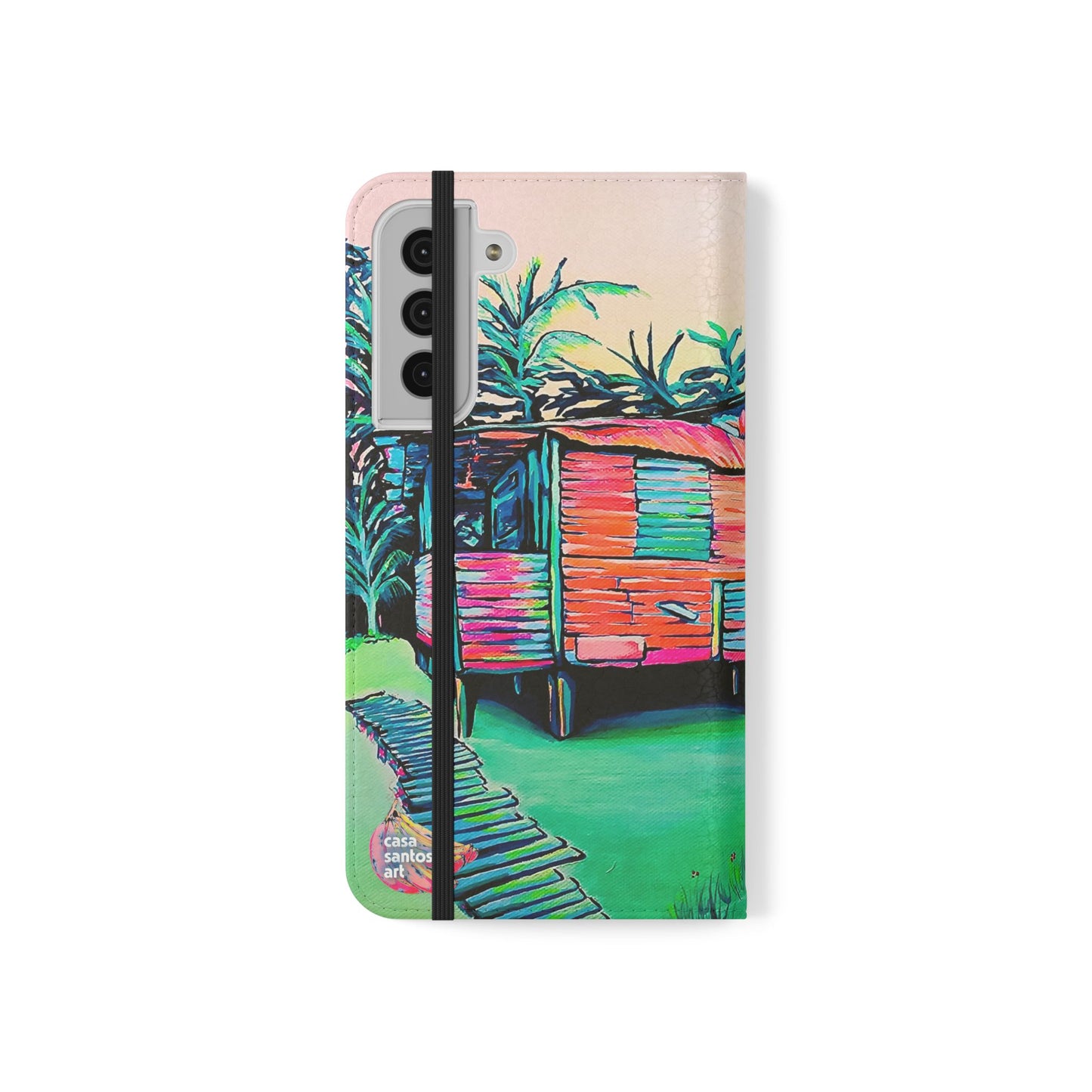 Luis Russell House Bocas Flip Phone Case – Wallet Cover with Card Slots