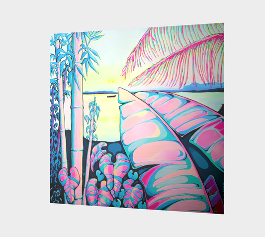 Serenity Bocas Aluminum Wall Art