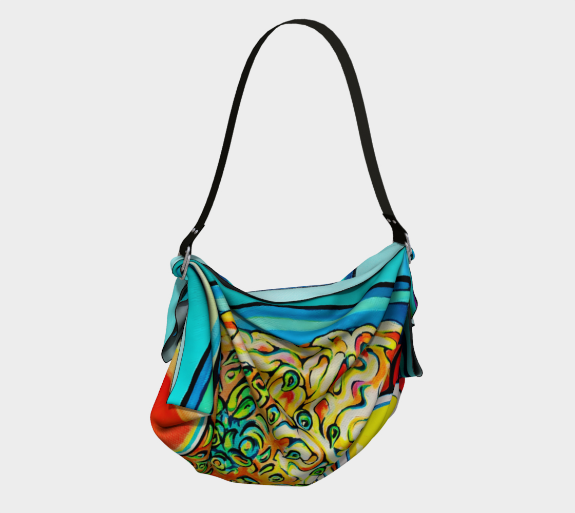 Neon Ramen Origami Tote
