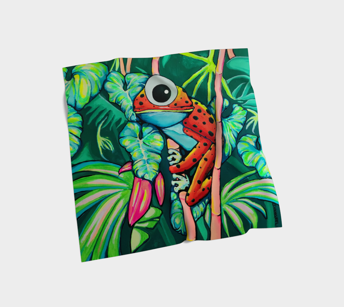 Cyclops Red Frog Scarf